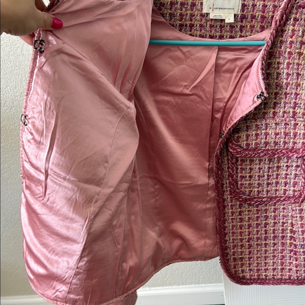Pink Tweed Jacket - Picture 4 of 4
